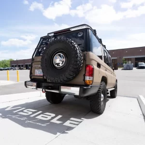 Dessert Tan Toyota Landcruiser vehicle wrap
