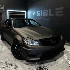Mercedes-satin-black-vehicle-wrap