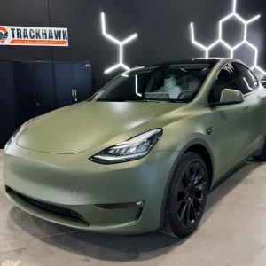 tesla-army-green-vehicle-wrap